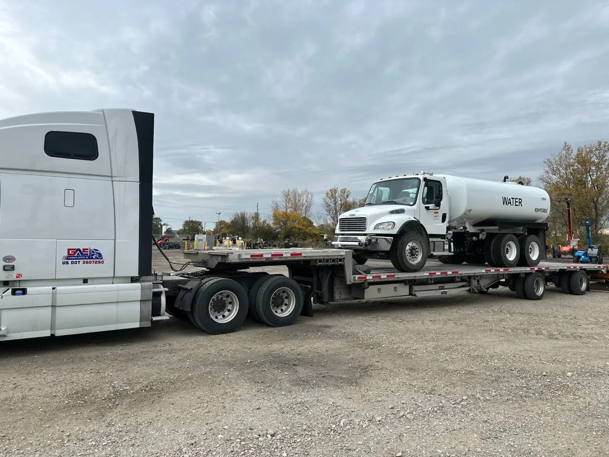 Fully Loaded Flatbed Trailers
